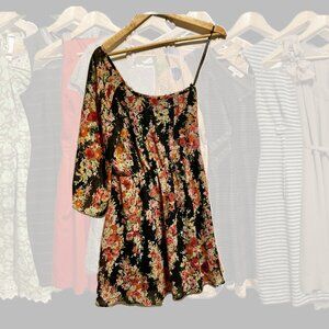 Floral, one shoulder dress from Seductions